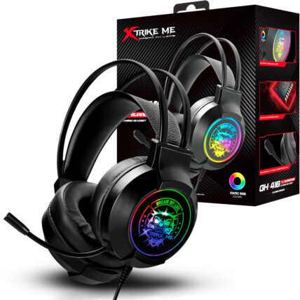 Headset Gamer com Fio USB 7.1 Xtrike-ME GH-416 c/ Led RGB