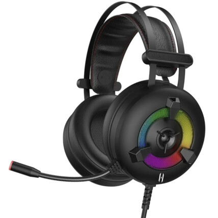 Fone de Ouvido Headphone Gamer RGB Alto-Falante Magnético 3.5 MM USB PC PS4 XBOX LEHMOX - GT- F9