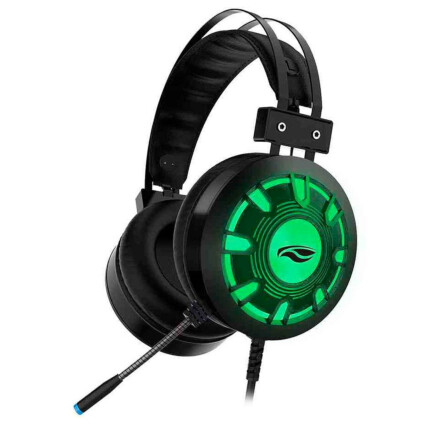 Headphone Fone De Ouvido C3Tech Gamer Kestrel LED RGB 7.1 50mm - PH-G720BK