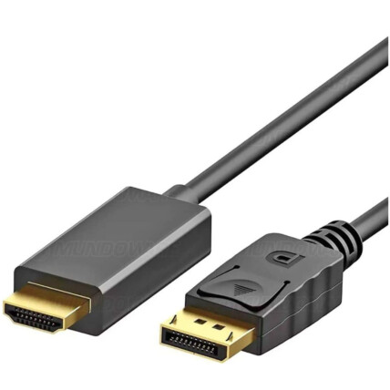 Cabo Adaptador Displayport Macho x HDMI Macho 1.8 Metros INOVA - CBO-6965