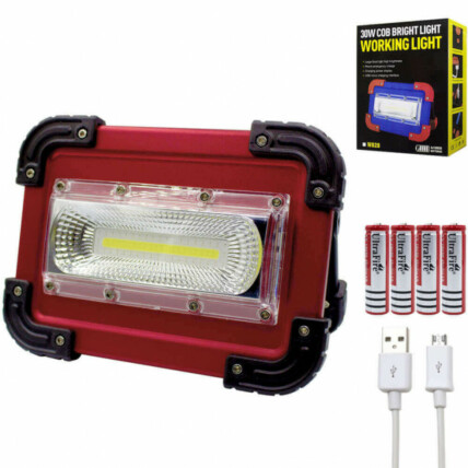 Holofote Refletor de Emergência LED Recarregável Portátil XZ - W828