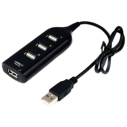 Hub USB 4 Portas 2.0 Cabo 40cm KNUP - HB-T56