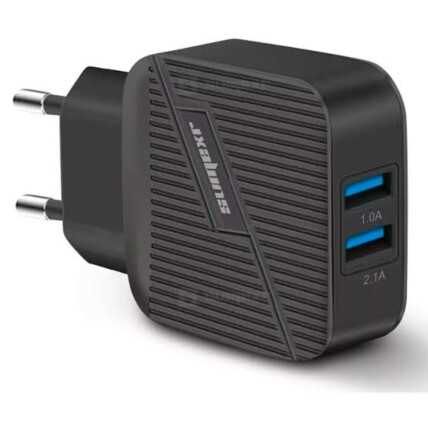 Carregador Turbo de Celular com 2 Entradas Usb Sumexr - SX-F5