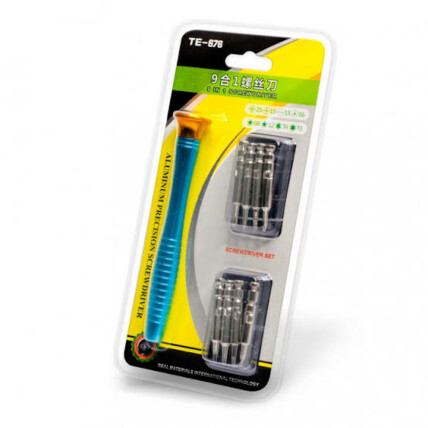 Conjunto de Chave de Fenda 8 Em 1 para Conserto de Smartphones Exbom - KLTE-676