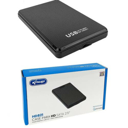 Case para Hd Externo 2.5" sata Usb 3.0 KNUP - KP-HD821
