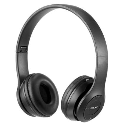 Fone de ouvido Bluetooth Dobrável com Entrada P2 Selo Anatel- LEF-1003