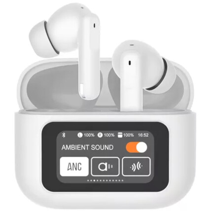 Fone De Ouvido In-ear Sem Fio Bluetooth A-607 Plus ANC Pods C/ Visor Tela Multifuncional Altomex A-607 PLUS