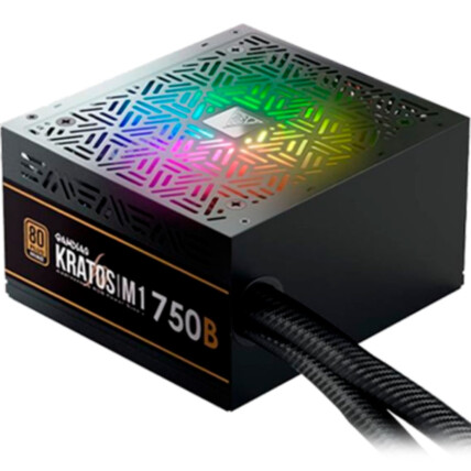 Fonte ATX Gamdias Kratos 750W 80 Plus Bronze Led RGB - M1 750