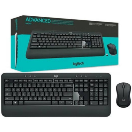 Teclado e Mouse Logitech Advanced Sem Fio Multimídia ABNT2 - MK540