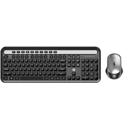 Kit Teclado + Mouse sem Fio HP Wireless Multimídia - CS500 Preto 
