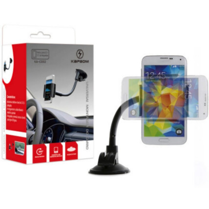 Suporte Veicular para Celular Articulado com Ventosa - KA-C002