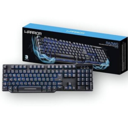 Teclado Gamer Multilaser Warrior Razmig Semi Mecânico Led - TC196