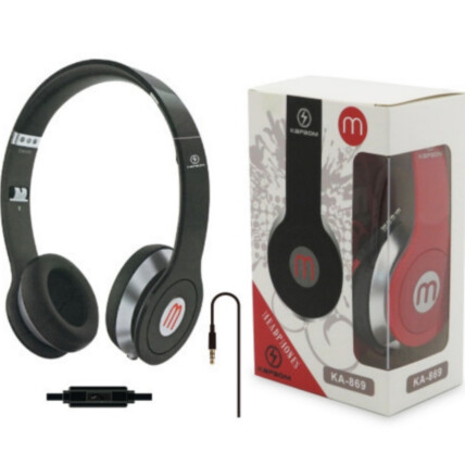 Headphone com Fio e Microfone P2 3.5mm - KA-869