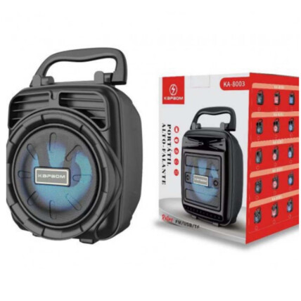 Caixa De Som Bluetooth Portátil Usb/TF/FM - KA-8003
