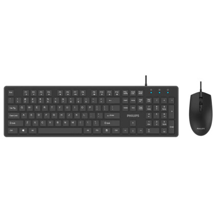 Kit Teclado 104 Teclas E Mouse 1200 DPI 4 Botões Philips - C264 SPT6264