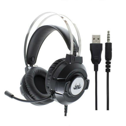 Headset Gamer com microfone Conexão P3 3.5mm Knup - KP-GA03