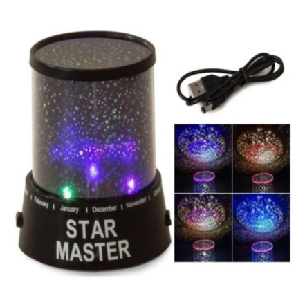 Luminária de Mesa LED Projetor de Estrelas Galáxia Luatek - LK-G04