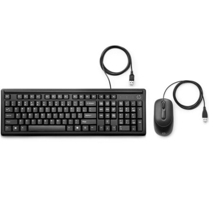 Kit Teclado + Mouse com Fio Usb ABNT2 HP 160 - 6HD76AA-AC4