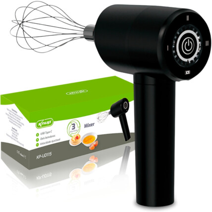 Mixer Portatil Batedeira e Misturador Recarregável 1200mAh KNUP - KP-UD115