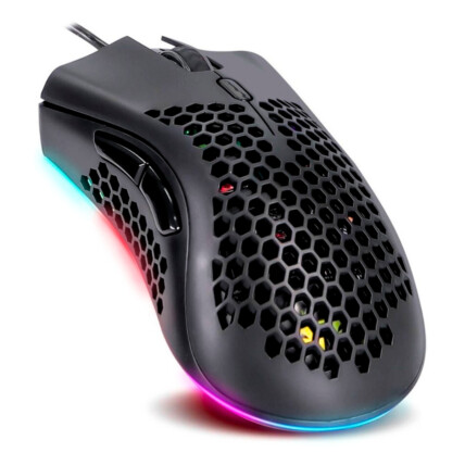 Mouse Gamer LED RGB Optico com Fio 7 Botoes 7200 Dpi KNUP - KP-MU007