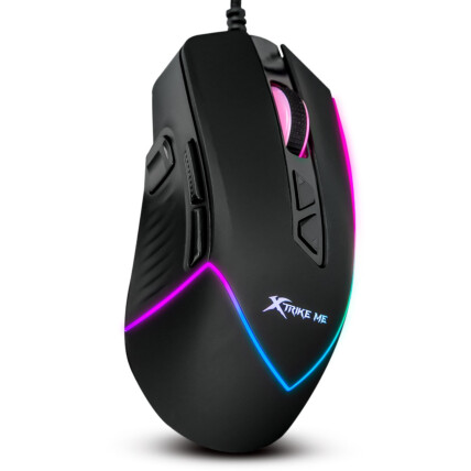 Mouse Gamer Xtrike-ME GM-320 Preto USB c/ 12800dpi Led RGB