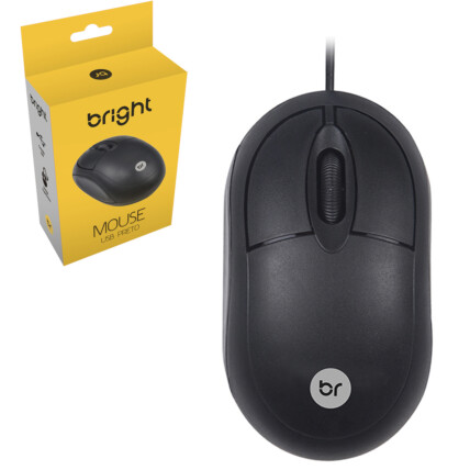 Mouse Standard USB Plug and Play 800 DPI BRIGHT - 0106