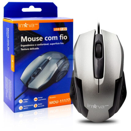 Mouse Gamer com Fio USB 1.2 Metros INOVA - MOU-11177