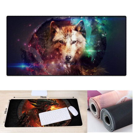 Mouse Pad Gamer Extra Grande Estrela de Lobo 700x350x3mm - MP-7035C02