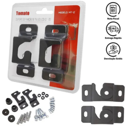Suporte Para TV Fixo de Parede Universal Metal Tomate - MT-12