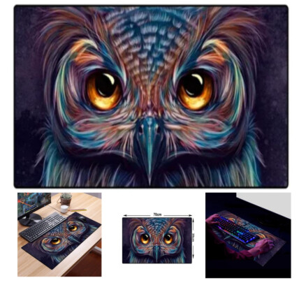 Mouse Pad Speed Gamer Extra Grande 700x350x3mm - Olhos Famintos 03989 EXBOM MP-7035C41