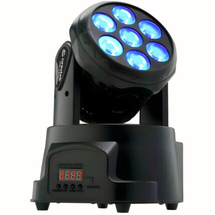 Canhão Moving Head 84w Leds Rgb Strobo Dmx Balada Festa Dj