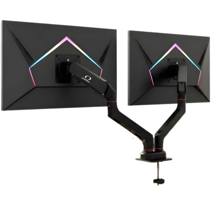 Suporte Monitor Duplo Articulado Vesa Para Mesa 2 Monitores