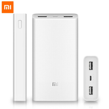 Power Bank Xiaomi 20.000 mah Carregador Portatil 2 Portas Usb - PLM06ZM - 03956