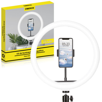 Ring Light Profissional 14 Polegadas com Suporte para Celular - OR-PL360