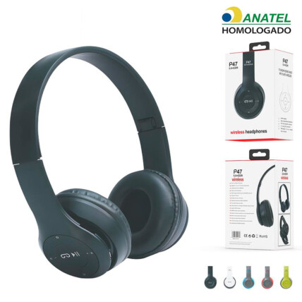 Headphone Bluetooth P47 Wireless Dobrável Starmega ST-P47