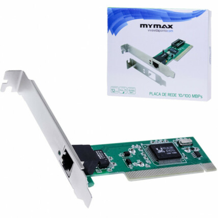 Placa de Rede Pci Chipset Realtek 10/100Mbps Mymax - MLAN-JEN / 6846