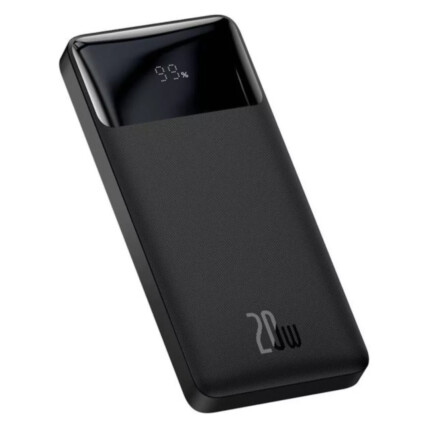 Carregador Portátil Baseus Power Bank 10000mah 20w Bipow Display Preto - PPBD050301