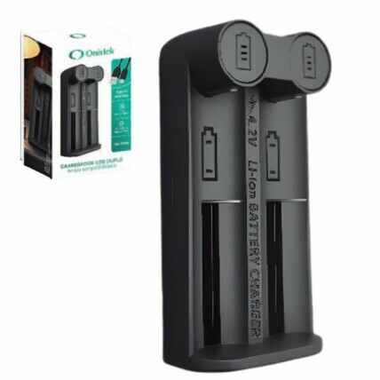 Carregador de Pilhas e Baterias AA e AAA Indicador LED CP604