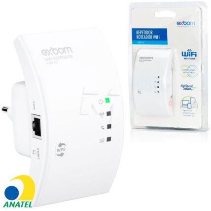 Repetidor de Sinal Wireless-N 300 Mbps EXBOM - 01399/ YWIP-C5