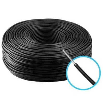 200 Metros Fibra Óptica auto sustentável 2FO Drop Flat Ftth 200m - LSZH EXBOM - 03000