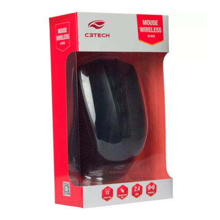 Mouse Sem Fio RC Nano Preto C3Tech - M-W20BK