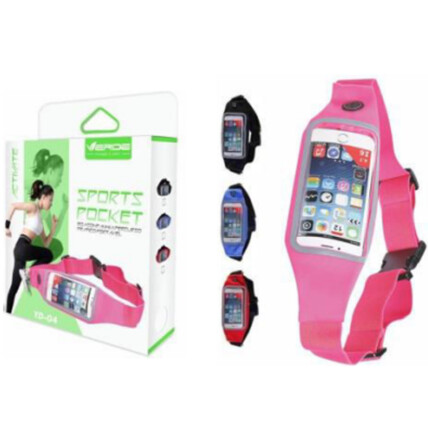 Pochete Fitness Suporte Para Celular até 6.3" Verde - YD-04