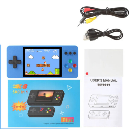 Mini Game Portátil Retro K8 Plus Com 500 Jogos - K8 RIUS