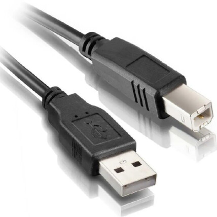 Cabo para Impressora Usb 2.0 AM + BM 1.5 Metros - KP-5001 1.5M