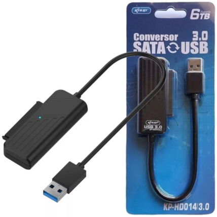 Conversor para HD - Sata para Usb 2.0 - Cabo Adaptador- Kp-HD014-1
