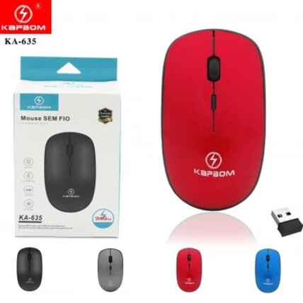 Mouse sem Fio Wireless 2.4 Ghz Kapbom - KA-635
