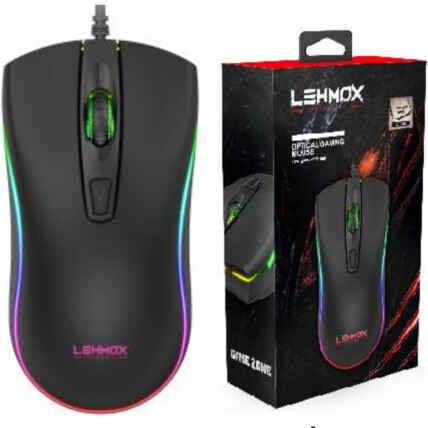 Mouse Gamer 1200dpi Led Rgb Hyper Lehmox - GT-M6
