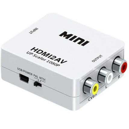 Mini Conversor de Hdmi para AV RCA Hd 1080p Exbom - CC-HA1K/02600