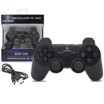 Controle Sem Fio para Ps3 Dualshock Joystick - KAP-3W
