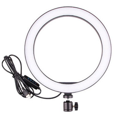 Ring Light Sem Tripé Iluminador Led Usb 6.5 Polegadas - KP-PL17